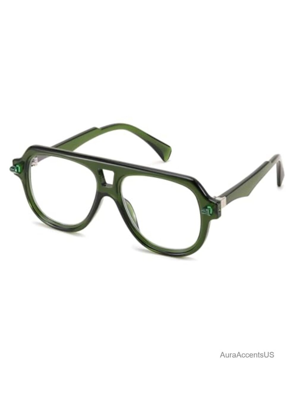 Trendy Retro Double Bridge Reading Glasses Full Rim Square Frame